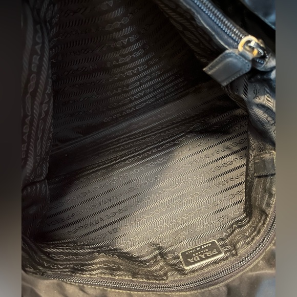 Prada Black Large Tote Shoulder Bag 14x11 - Picture 7 of 12